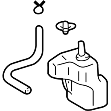 Lexus 16470-20060 Tank Assy, Radiator Reserve
