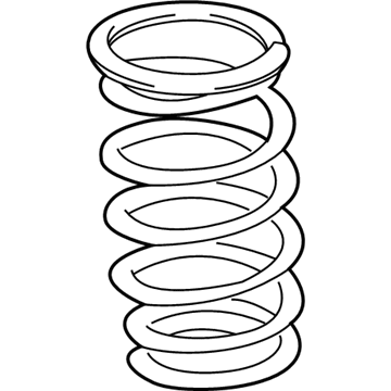 Acura 51401-SL0-013 Spring, Front