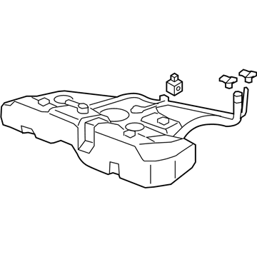 Honda 17044-T3L-L00 Tank Set, Fuel