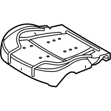 Ford DG1Z-54632A22-F Seat Cushion Pad