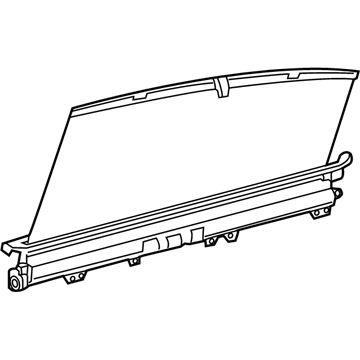 Lexus 65908-06120 Curtain Sub-Assembly, RR