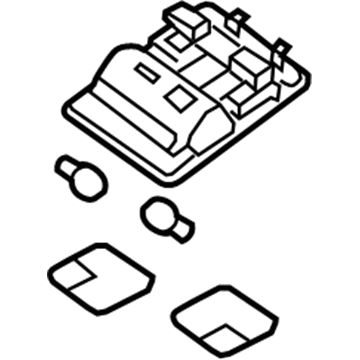 Infiniti 26430-EH200 Lamp Assembly-Map