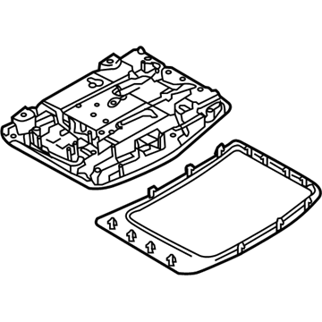 Lexus 81208-24170-C0 Lamp Sub-Assembly, Map