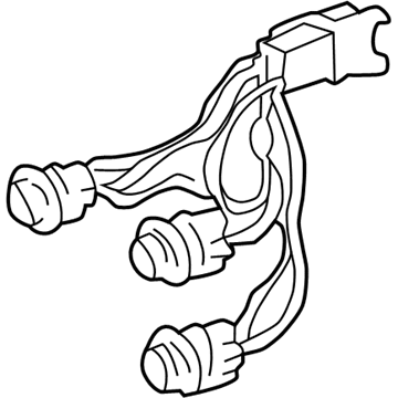 Hyundai 92440-38001 Rear Combination Holder & Wiring