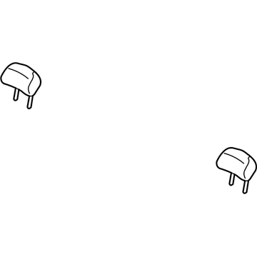 Kia 89700D5010A3A Headrest Assembly-Rear Seat