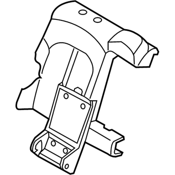 Kia 89470D5010A3A Rear Seat Back Covering, Right
