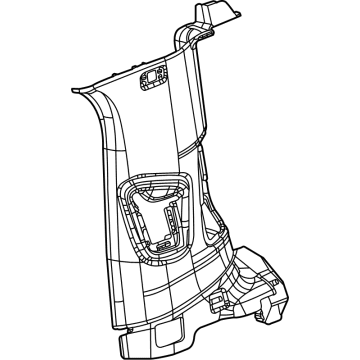 Mopar 6XP07SA5AD Panel-C Pillar
