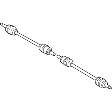 Hyundai 49600-3J050 Shaft Assembly-Drive Rear