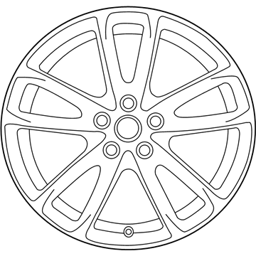 GM 92290395 Wheel Rim, Rear