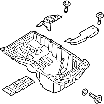 Ford FR3Z-6675-A Oil Pan