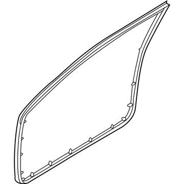 Nissan 80831-7Y000 Weatherstrip-Front Door, LH