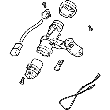 Kia 819002FF00 Ignition Lock Cylinder