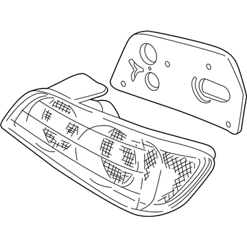 Honda 33501-S2A-A02 Lamp Unit, R. Tail