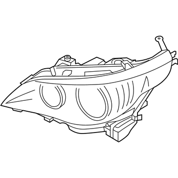 BMW 63-12-7-166-115 Halogen Headlamp (Left)