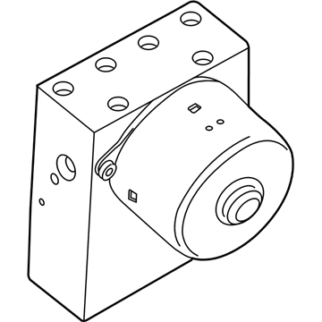 Mopar 68037140AA Anti-Lock Brake Control Unit