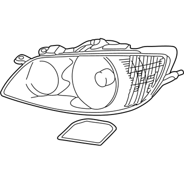 Lexus 81145-53160 Headlamp Unit With Gas, Right