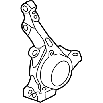 Hyundai 51715-A5000 Knuckle-Front Axle, LH