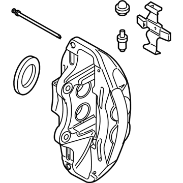 BMW 34-11-6-891-307 CALIPER HOUSING LEFT