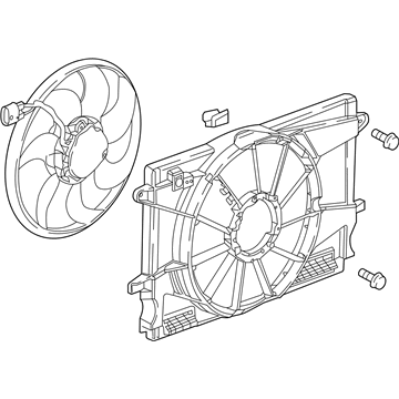 GM 39013323 Fan Assembly