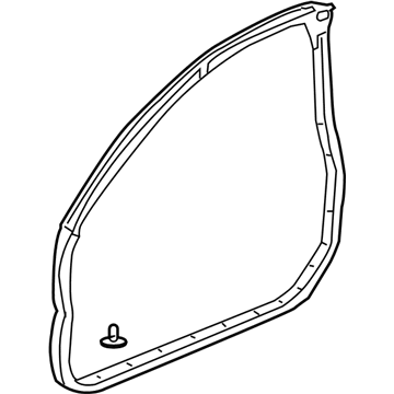 Honda 72325-SDN-A02 Sub-Seal, R. FR. Door