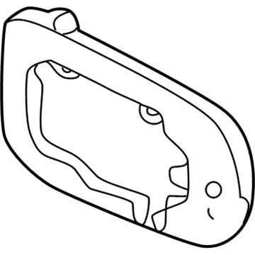 Nissan 96365-3Y000 Glass-Mirror, RH