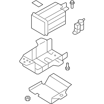 Hyundai 31410-0W000 Canister & Holder Assembly