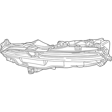 Acura 33300-TY3-A01 Foglight Assembly, Passenger Side Turn &