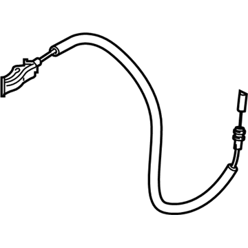 BMW 51-21-7-431-004 Bowden Cable, Door Opener, F