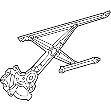 Lexus 69802-07030 Regulator Sub-Assembly