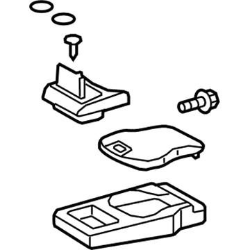 Lexus 72830-48380-A5 Rear Seat Armrest Assembly, Center