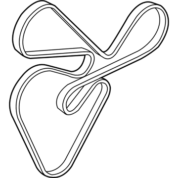 Hyundai 25212-25010 Ribbed V-Belt