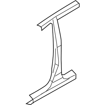 Hyundai 71402-0WB50 Pillar Assembly-Center Outer, RH