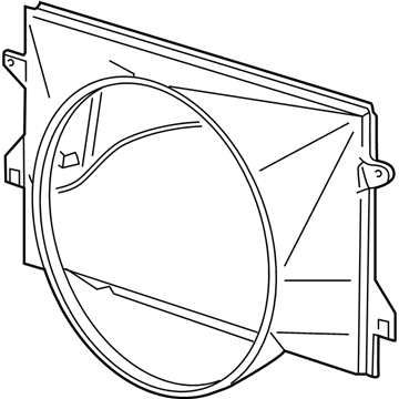 Ford 2L3Z-8146-BA Fan Shroud