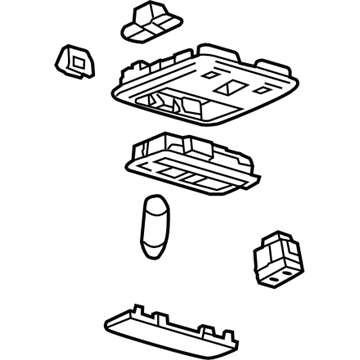 GM 42703250 Map Lamp Assembly