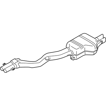 BMW 18-30-7-591-462 Muffler Pipe