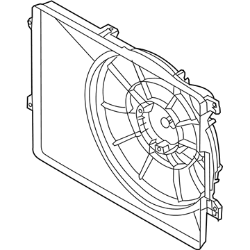 Hyundai 25350-D3100 SHROUD-Radiator