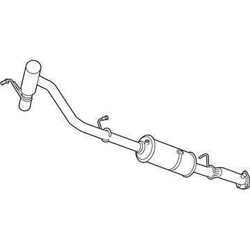 GM 84383052 Muffler W/Tailpipe