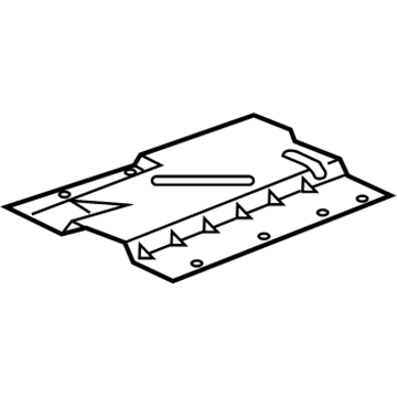 GM 84154095 Converter Shield