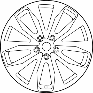 Nissan 40300-4RA6D Aluminum Wheel