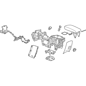 GM 23457659 Center Console