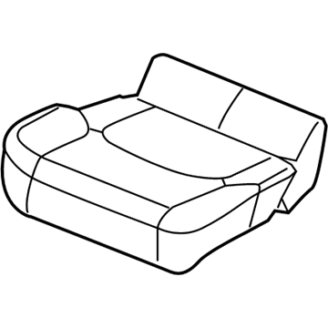 Nissan 87300-ZP75A Cushion Assembly - Front Seat