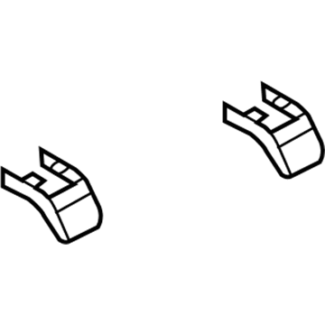 Nissan 87508-EL00A Cover-Seat Slide