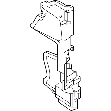 Nissan 21559-6CA0A Air Guide-Radiator Side RH