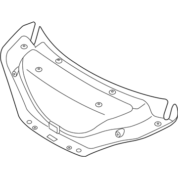 Hyundai 81752-2M500-CH Trim Trunk Lid