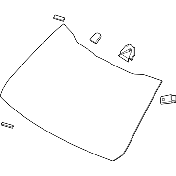 Kia 86110S9000 Windshield Glass Assembly