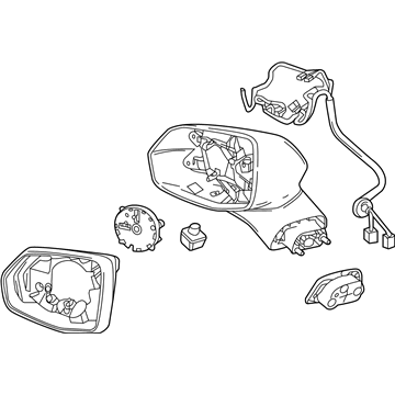 GM 84810952 Mirror Assembly
