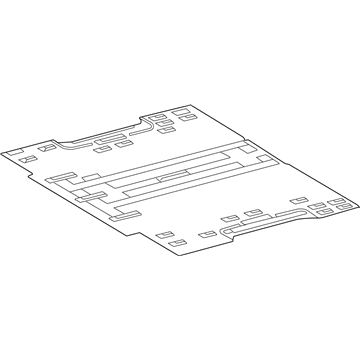 Mopar 5104565AA Pan-Rear Floor