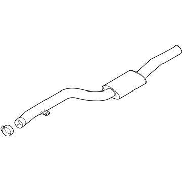 BMW 18-30-8-635-588 Front Silencer