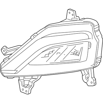 GM 42728064 Daytime Run Lamp