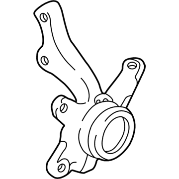 Hyundai 51716-2C900 Knuckle-Front Axle, RH